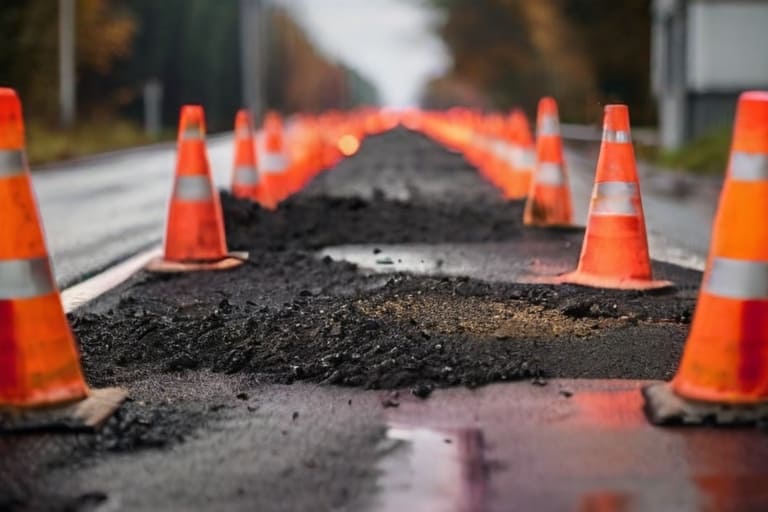укладка асфальтовой крошки в Калуге